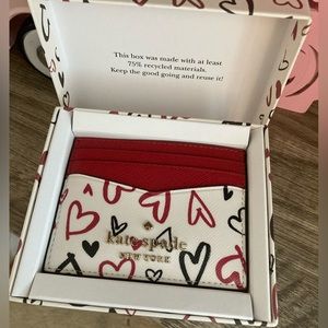 Kate Spade Card Holder - Hearts - limited edition -